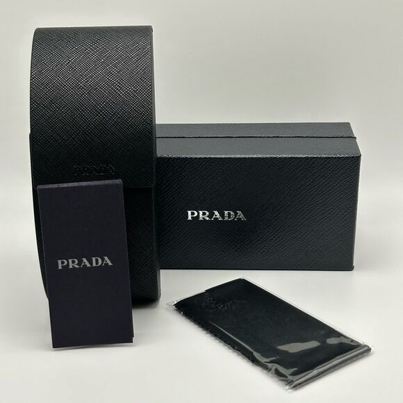 PRADA Sunglasses Symbol PR26ZS 14R20E Transparent Mint/Green NEW - Picture 11 of 12